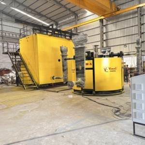 Machine de moulage rotatif automatique contrôlée par PLC à haute efficacité - Product Image 6