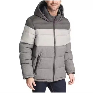 men's <b>jackets</b> Custom Men's <b>Winter</b> Puffer Bubble <b>Jackets</b> Detachable Hood Custom Logo Nylon Thick Warm Outdoor <b>Jackets</b> for Men - Product Image 1