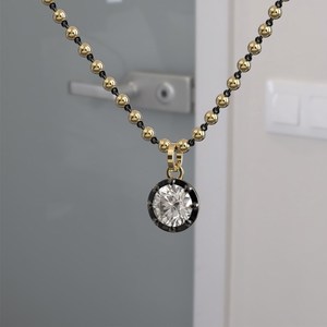 3.0ct Channel Set Octagon Cut Collet Moissanite Pendant Rhodium Plated 14K Gold Christian Luxury Party Rope Chain Necklace - Product Image 2
