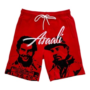 Pantalones Cortos de Lona Transpirables con Diseño de Logotipo Personalizado, Estampado Serigrafiado, de Secado Rápido, Antiarrugas y con Cordón Ajustable, Ideales para el Verano - Product Image 4