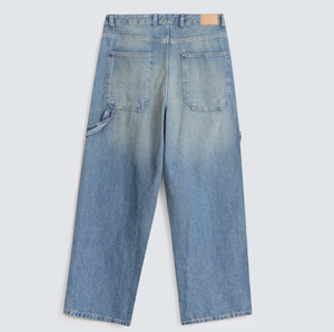 Men's Women's Light Multiple Color Loose Fit <b>Denim</b> Jeans Casual Washed Wide Leg Style Summer Wear <b>Denim</b> <b>Jacket</b> Pant Baggy Styles - Product Image 5
