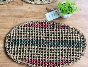 Alfombra de seagrass de nuevo diseño para la decoración de la sala de estar y la cocina. El mejor precio para artesanía al por mayor de Vietnam. - Product Image 3