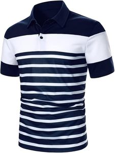 Men's Solid Color Knitted for Shirt Soft Cotton Anti-Wrinkle Casual for Tee Wholesale Custom Embroidered Promotional Wear - Product Image 2