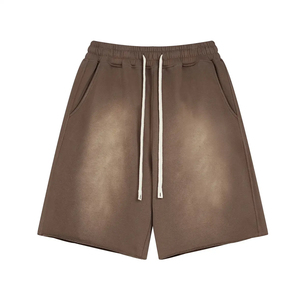 Novedad 2025: Shorts de Verano para Hombre, Estilo Vintage, Lavado Ácido, Tela Francesa 100% Algodón, 420GSM, Talla Grande, con Logotipo Personalizado - Product Image 3