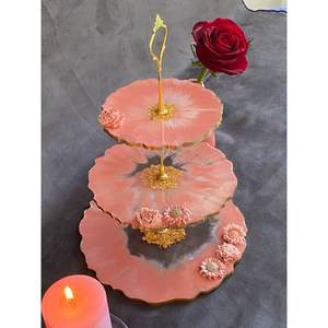 Handmade Resin <b>Cake</b> Stand for Dining Table Decor Premium <b>Cake</b> <b>Decorating</b> <b>Supplies</b> - Product Image 4