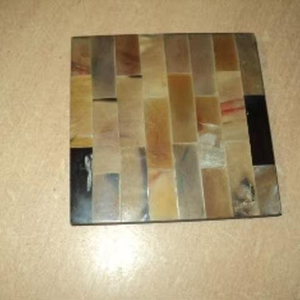 Juego de Posavasos de Cuerno de Búfalo Orgánico para Decoración de Cocina, Elegantes Posavasos de Cuerno Hechos a Mano con Diseño Atemporal, Posavasos de Cuerno Sostenibles - Product Image 3