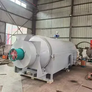 Small coal-electricity rapeseed drum dryer, Soybean roasting machine, pellet feed dryer