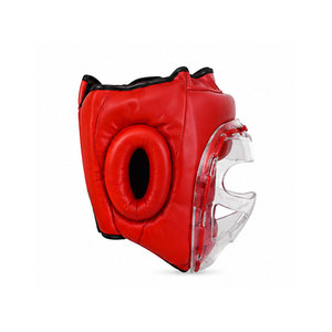 Wholesale Low Price Boxing Leather Breathable Lightweight <b>Head</b> Guard for Adults Men Women Full Face Protection - Product Image 2