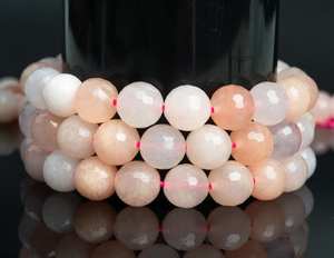 ลูกปัดหินอะเวนเจอรีนสีชมพูทรงกลมเหลี่ยมเพชรพลอยขนาดเล็ก สำหรับทำเครื่องประดับ สร้อยข้อมือ สร้อยคอ งานฝีมือ DIY - Product Image 6