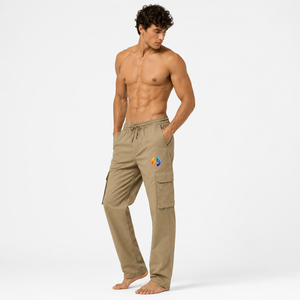 premium <b>cargo</b> <b>trouser</b> for men with durable stitching multiple pockets comfortable fit and modern casual streetwear OEM Service - Product Image 1