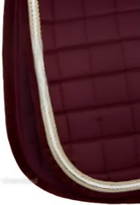 Tapis de selle d'équitation anglaise en coton de haute qualité, style mode, avec logo personnalisé, faible MOQ - Product Image 3