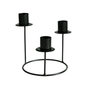 Nordic Style Romantic Metal Candlestick Holder Heart Shape Black Iron Art Taper <b>Candle</b> Stand for Valentine's Day <b>Wedding</b> Decor - Product Image 2