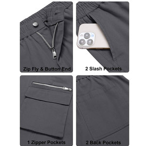 Tough Fabric Reinforced Stitch Durable <b>Work</b> Clothing Pants Slim Fit <b>Cargo</b> Pants Modern Cut Soft Fabric Stylish - Product Image 5