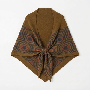 Écharpe-châle tricotée chaude et épaisse de qualité supérieure, douce au toucher comme du cachemire, pour femme, poncho-couverture, vente directe usine - Product Image 5