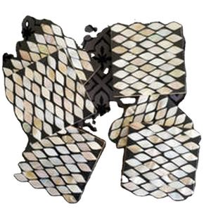 Wooden <b>Coasters</b> <b>Set</b> with Holder Mother of Pearl Inlay <b>Coasters</b> Premium Mother of Pearl <b>Coaster</b> <b>Set</b> Hotels & Restaurant - Product Image 1