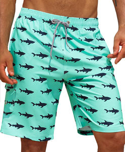 กางเกงชายหาดคุณภาพสูงสำหรับผู้ชาย แห้งเร็ว ผลิตจากโพลีเอสเตอร์ น้ำหนักเบา เหมาะสำหรับฤดูร้อน  รับออกแบบโลโก้ตามสั่ง - Product Image 1