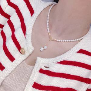 Collier en nacre d'eau douce de haute qualité Linglan, collier en perles de fleurs de marque, collier en perles de qualité supérieure - Product Image 4