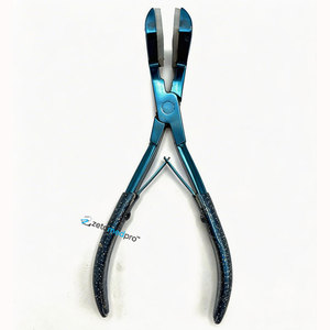 Wholesale <b>Small</b> MOQ Blue Plasma Tape in Press <b>Plier</b> Hair Extension <b>Pliers</b> High Quality Reusable Stainless Steel Tool - Product Image 4