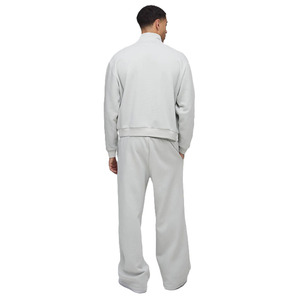 Conjuntos de Sudadera y Pantalones de Chándal de Dos Piezas con Cremallera de Cuarto, Estampado Personalizado, Hombro Caído, Algodón, Lujo, Estilo Urbano, Venta al por Mayor para Hombre - Product Image 4
