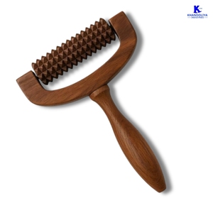 Rodillo de mano de madera KStar KWRT en forma de T, herramienta de masaje de acupresión para aliviar el dolor de manos, muñecas y músculos. - Product Image 2