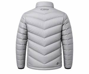 Custom Men's Lightweight Puffer <b>Jacket</b> Winter Quilted Insulated Polyester <b>Zip</b>-<b>Up</b> Coat OEM ODM Outdoor Wear Manufacturer - Product Image 2