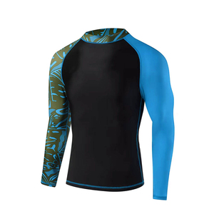 Customized Design Custom Printed UPF50+ Rash Guard Moisture Wicking Breathable <b>Compression</b> <b>Shirt</b> for <b>Men</b> - Product Image 4