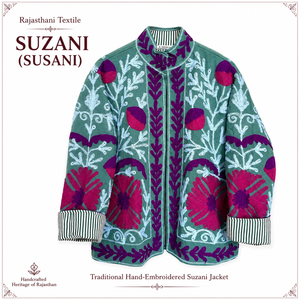 Women's Velvet Embroidered Breathable <b>Quilted</b> <b>Jacket</b> Summer Vacation Style One Size Relaxed Fit Floral <b>Pattern</b> Cotton Lining - Product Image 2