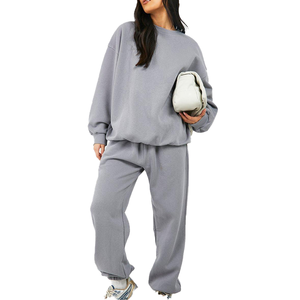 Conjunto de Sudadera con Capucha y Pantalones Deportivos de Dos Piezas, Unisex, de Invierno, Estampado, Oversize, de Algodón Orgánico Lavado |   Ropa de estar por casa ecológica con hombros caídos |   Personalizado - Product Image 1