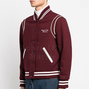 Veste universitaire pour homme de qualité supérieure, prix de gros, avec couleurs et styles personnalisés, idéale pour un look streetwear. - Product Image 5