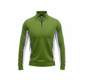 High Quality Sublimation Quarter Zip Jacket Manufacturer <b>Men</b> Women Youth Sportswear Quick Dry Team <b>Pullover</b> - Product Image 5
