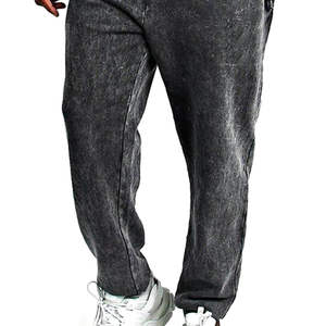 Conjunto de Chándal OEM Streetwear para Hombre, con Logotipo Personalizado, de Tejido Pesado, Lavado Ácido, Estilo Vintage y Efecto Desgastado - Product Image 4