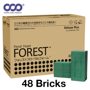 Mousse florale humide de taille standard 23cmx11cmx8cm, couleur verte, idéale pour la décoration de mariage, mur floral, table, fleurs fraîches - Product Image 6