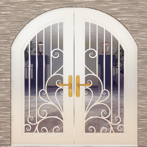 Modelos de Puertas Ornamentales de Hierro Majestuosas: Puertas de Acero Resistentes para Protección del Hogar, Elaboradas con un Arte Vintage Sofisticado. - Product Image 2