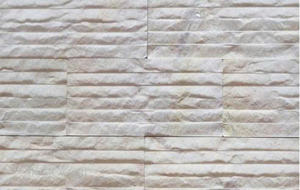 Revestimiento Decorativo de Pared de Piedra Natural Blanca Lechosa con Acabado Dividido 10×20 cm – CTS-DOT-TN-91 - Product Image 2