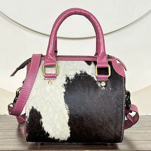 2026 Premium Quality Hand Tooled Cowhide Leather Mini Duffle Bag for Women's Crossbody Small Speedy Handbag <b>Purse</b> for Travel Use - Product Image 5