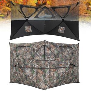 Capanno da Caccia Pop-Up a 2 Pannelli in Tela Impermeabile con 3 Porte Trasversali per Uso Esterno - Product Image 5