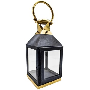 Amazing Selling Home Decor Hanging Standard Metal & Glass Decorative Candle <b>Lantern</b> With <b>Black</b> Finish For Home Decoration - Product Image 5