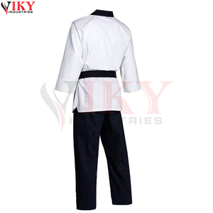 Combinaisons de Taekwondo Unisexe de Qualité Supérieure, Respirantes, Nouveau Design, Couleurs Noir et Blanc, Produit le Plus Vendu - Product Image 3