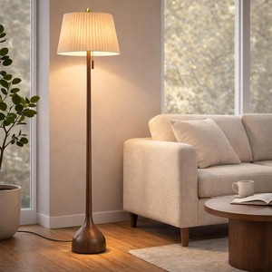 Sheesham Wood Tapered Square Lamp Base Industrial Modern Design Wholesale - Product Image 4
