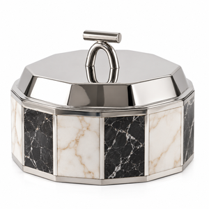Casserole en bois de luxe classique avec couvercle décoratif floral, écologique, compatible avec les cuisinières à induction, pot de service et de conservation des aliments - Product Image 2