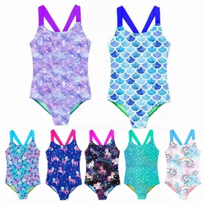 Traje de Baño de Una Pieza para Niñas de 4 a 16 Años, Fabricante de Trajes de Baño para Playa, Piscina, Entrenamiento de Natación, Diseño Personalizado con Logotipo - Product Image 1