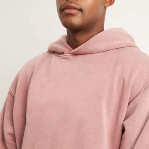 Conjunto Deportivo de Hombre de Alta Calidad con Lavado Ácido, Tela Transpirable, Sudadera con Capucha y Pantalones para Correr, Tallas Grandes, Ropa Casual Urbana, OEM, Gran Venta - Product Image 5