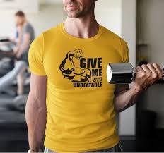 Camiseta de entrenamiento para hombre, al por mayor, de alta densidad, camiseta estampada para hombre, impresión personalizada por transferencia de calor, camiseta en blanco para gimnasio, fitness y entrenamiento. - Product Image 3