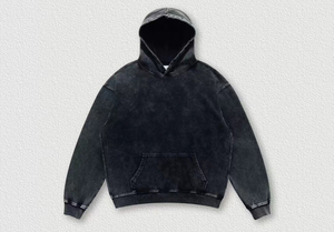 เสื้อฮู้ดดี้พรีเมียมผ้าฝ้าย 100% ล้างสีแบบแอซิด ใส่สบายสำหรับผู้ชาย เสื้อฮู้ดดี้แบบแอซิดสำหรับฤดูใบไม้ร่วงและฤดูหนาว - Product Image 4