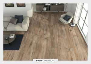 Baldosa de porcelana mate de superficie lineal de 200x1200 mm diseñada para mantener una alineación limpia del suelo y una resistencia cerámica confiable. - Product Image 2