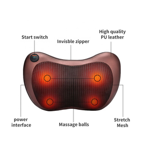 Almohada de Masaje Recargable para Espalda y Cuello con Calor, Amasamiento Profundo de Tejidos, Masajeador Eléctrico Portátil para Casa y Auto - Product Image 2