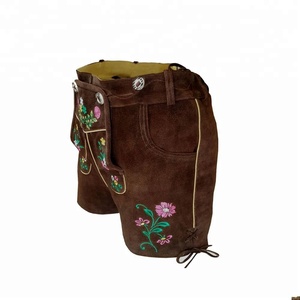 Damen ออคโทเบอร์เฟสต์ขาสั้น,Lederhosen/ผู้หญิง Oktoberfest Kurze Lederhosen/Trachten บาวาเรีย Oktoberfest Short Kurze Lederhosen - Product Image 1