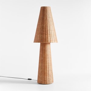 Lámpara de pie de ratán, iluminación decorativa para el hogar, accesorios de decoración modernos, lámparas de pie. - Product Image 4