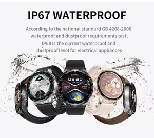 <span class=keywords><strong>Montre</strong></span> <span class=keywords><strong>connectée</strong></span> T97 best-seller 2025 <span class=keywords><strong>avec</strong></span> écouteurs TWS, GPS, rappel d'appels, suivi de la santé et du fitness, étanche IP67 - Product Image 3