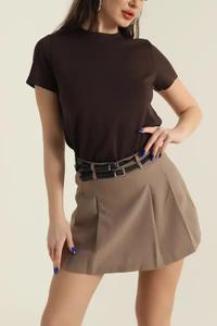 Camisetas de Manga Corta para Mujer, Transpirables, de Poliéster/Algodón, Modelo Nuevo, Mejor Precio, Logotipo Personalizado del Mejor Fabricante, Superventas de Verano - Product Image 4